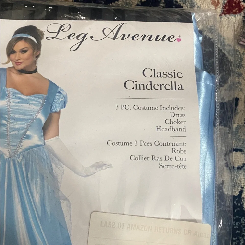 ✨ Leg Avenue Cinderella Classic Costume – 3-Piece Set (Size 1X/2X) - Picture 2 of 4